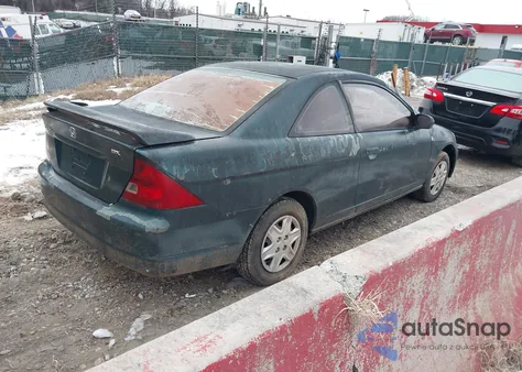 2003 Honda Civic Dx из США, поврежденный, VIN 1HGEM212X3L060684